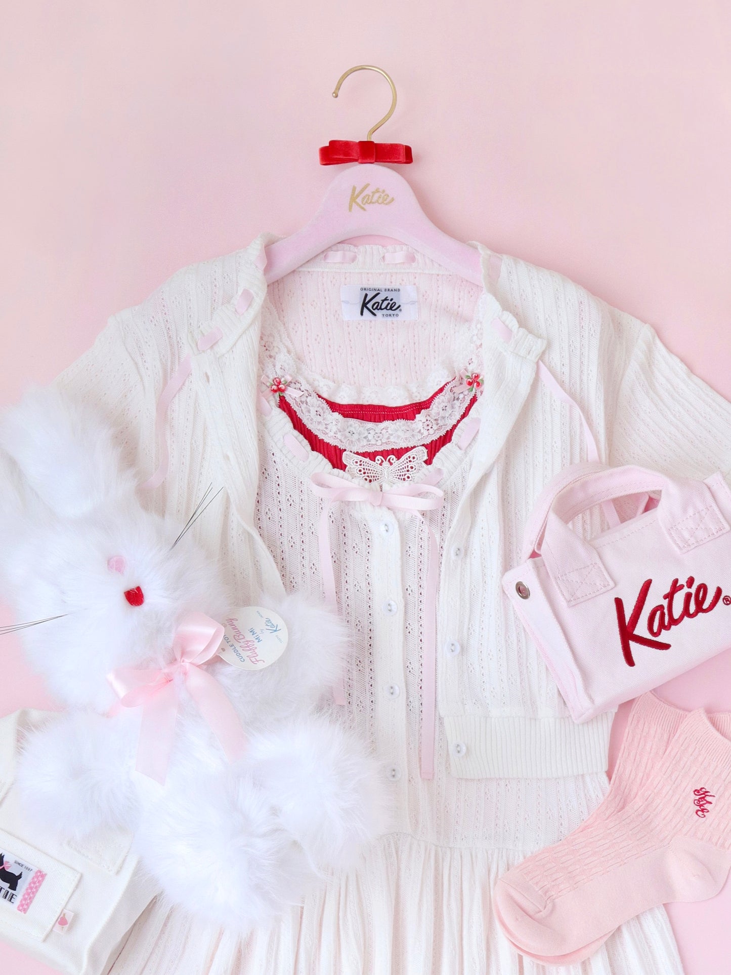 RIBBON TOSS petit cardigan
